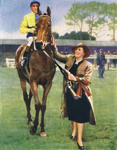 Black Speck, žokej: A. Richardson, 1939 od Unbekannt