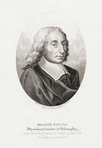 Blaise Pascal, francouzský matematik, fyzik a teolog, c 1660 od Unbekannt