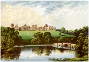 Blenheim Palace, Oxfordshire, domov vévody z Marlborough, c1880 od Unbekannt