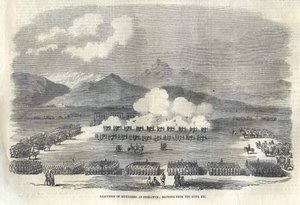 Foukání ze zbraní v Britské Indii, 1857 od Unbekannt