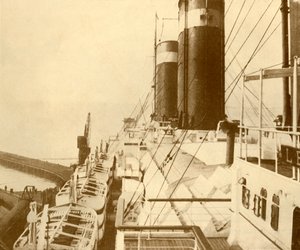 Boat Deck of the Leviathan., c1930. od Unbekannt