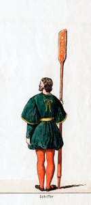 Boatman, kostýmní návrh pro Shakespearovu hru, Jindřich VIII., 19. století od Unbekannt