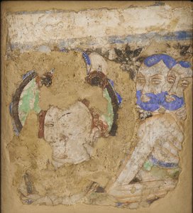 Bódhisattvové a mniši, z jeskyně 224, 4.-6. od Unbekannt