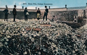 Bone Pile, Kubánský hřbitov, c1910 od Unbekannt