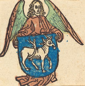 Knihovna Hilprand Brandenburg z Bibrachu, v roce 1500 nebo později. od Unbekannt