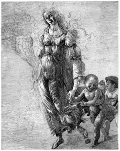 Botticellis Abundance, 1882 od Unbekannt