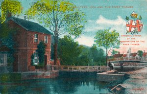 Boulters Lock a řeka Temže, c1910 od Unbekannt