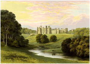 Hrad Brancepeth, Lord Boyne, c1880 od Unbekannt
