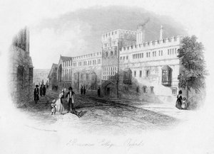 Brasenose College, Oxfordská univerzita od Unbekannt