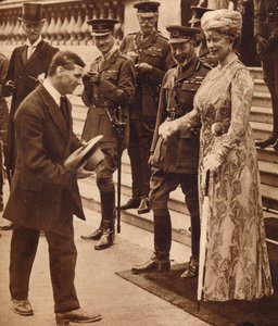 Statečnost v civilu: směje se s králem a královnou, 20. nebo 30. léta 1935 od Unbekannt