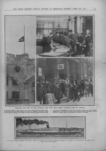 Breaking the News of the Titanics Loss a RMS Virginian, 20. dubna 1912. od Unbekannt