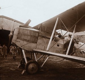 Dvouplošník Breguet se chystá vzlétnout, c1914-c1918 od Unbekannt