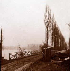 Most na řece Ailette, severní Francie, c1918 od Unbekannt