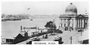 Brisbane River, Queensland, Austrálie, 1928 od Unbekannt