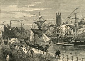 Bristol, z St. Augustines Quay, 1898. od Unbekannt