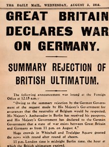 Británie vyhlašuje válku Německu, 1914 1935 od Unbekannt