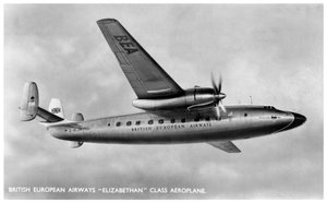 Letoun alžbětinské třídy British European Airways, 20. století od Unbekannt