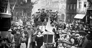 Britské expediční síly v Rouen, Francie, první světová válka, 1914 od Unbekannt