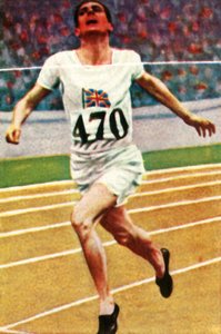 Britský atlet Douglas Lowe vyhrál 800 metrů v atletice, 1928. od Unbekannt