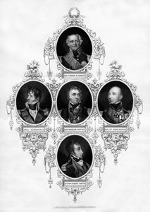 Britští námořní důstojníci, 1837 od Unbekannt