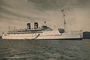 Britská osobní loď SS Arandora Star of the Blue Star Line, 1936 od Unbekannt