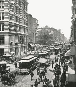 Broadway, New York, USA, 1895. od Unbekannt
