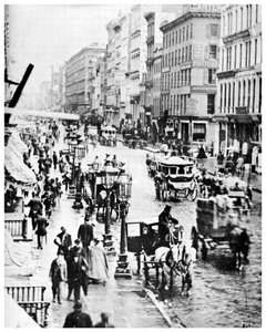 Broadway and Spring Street, New York City, USA, 1867 1955 od Unbekannt