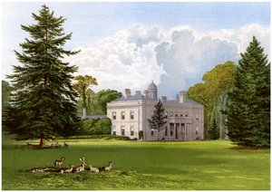 Brockley Hall, Somerset, domov rodiny Smyth-Pigott, c1880 od Unbekannt