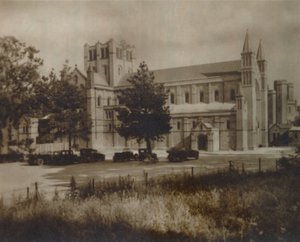 Buckfast Abbey Church, North View, konec 19.-začátek 20. století od Unbekannt