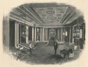 Buckinghamský palác: Mramorový sál, 1886 od Unbekannt