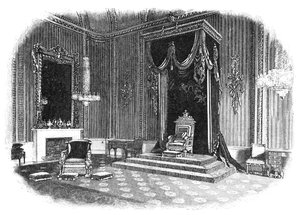 Buckinghamský palác: Trůnní sál, 1886 od Unbekannt