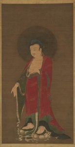 Buddha Amitabha sestupující ze své čisté země, konec 13. století. od Unbekannt