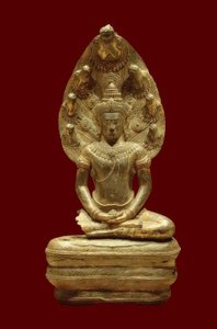 Buddha chráněný Naga od Unbekannt