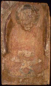 Buddha se svatozář a planoucím tělem Mandorla, 6.–7. století. od Unbekannt