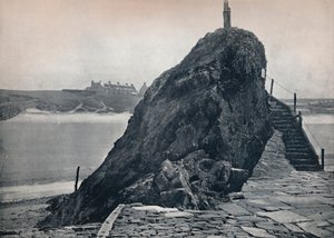 Bude - The Chapel Rock, 1895 od Unbekannt