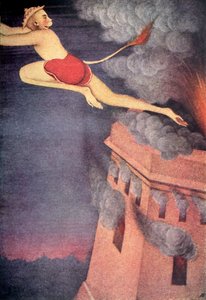 "Spálení Lanky", 1920. od Unbekannt