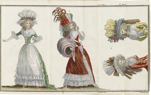 Cabinet des Modes, ou les Modes nouvelles, 1786-1788 od Unbekannt