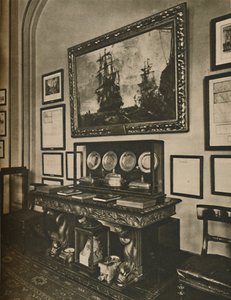 Kabinet Nelsonových relikvií v Lloyds Committee Room, c1935. od Unbekannt