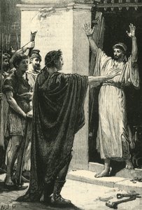 Caesar vlastnit poklad v chrámu Saturn, 1890. od Unbekannt