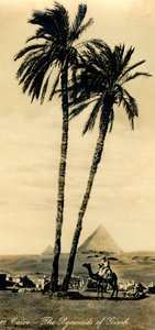 Káhira – Pyramidy v Girzehu, c1918-c1939. od Unbekannt