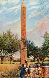 Káhira: Obelisk z Eliopolis, c1918-c1939. od Unbekannt