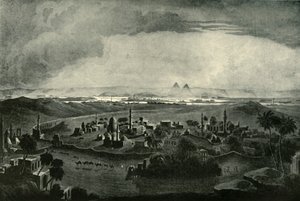 Káhira a pyramidy, počátek 19. století, 1901. od Unbekannt