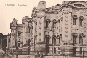 Kalkata - Bengálská banka, c1900 od Unbekannt