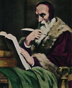 Kalvín 1509-1564. - Obraz od Scheffera, 1934. od Unbekannt