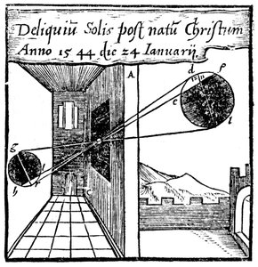 Camera obscura, 1561 od Unbekannt