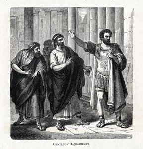 Camillus vyhnanství, 1882 od Unbekannt