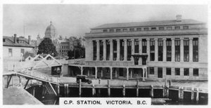 Canadian Pacific Station, Victoria, British Columbia, Canada, c1920 od Unbekannt
