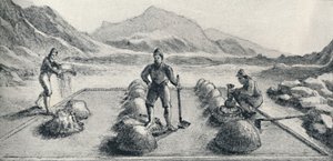 Cancha De Beneficiar, neboli způsob sloučení zlata a stříbra, c1826, 1911 od Unbekannt