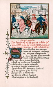 Canterburští poutníci, c1420 19. století od Unbekannt