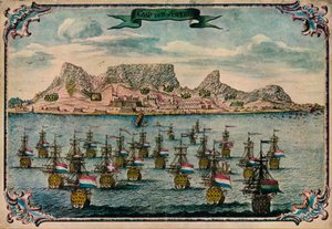 Kapské Město, c1680 od Unbekannt